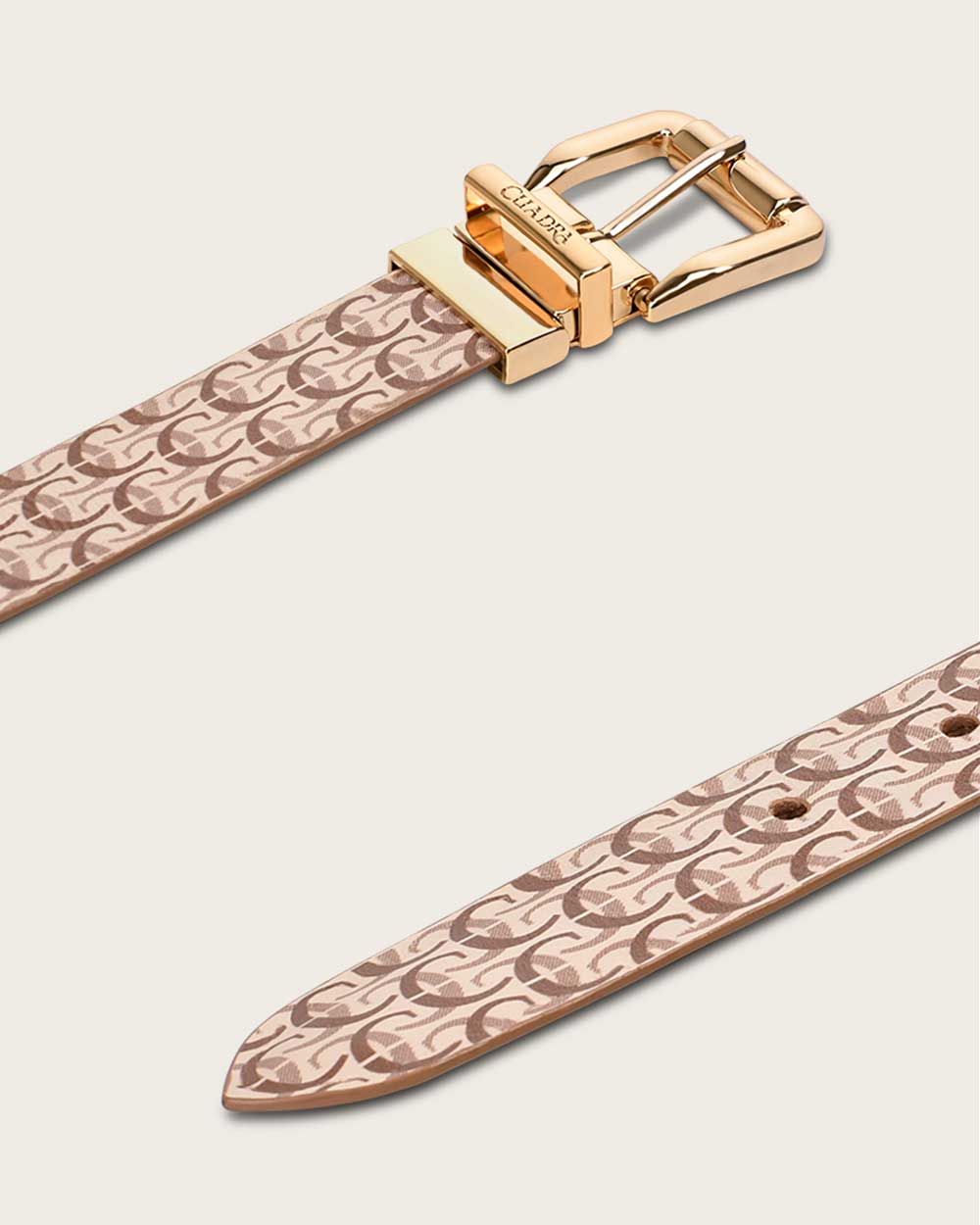 Cuadra Beige Casual Fashion Cowhide Belt for Woman 6 Cuadra Beige Casual Fashion Cowhide Belt for Woman