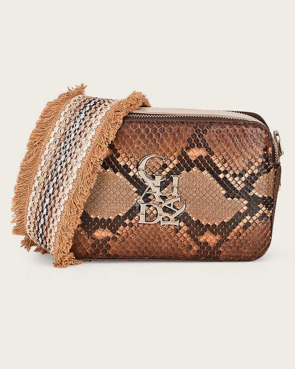 Honey Python Fashion Handbag