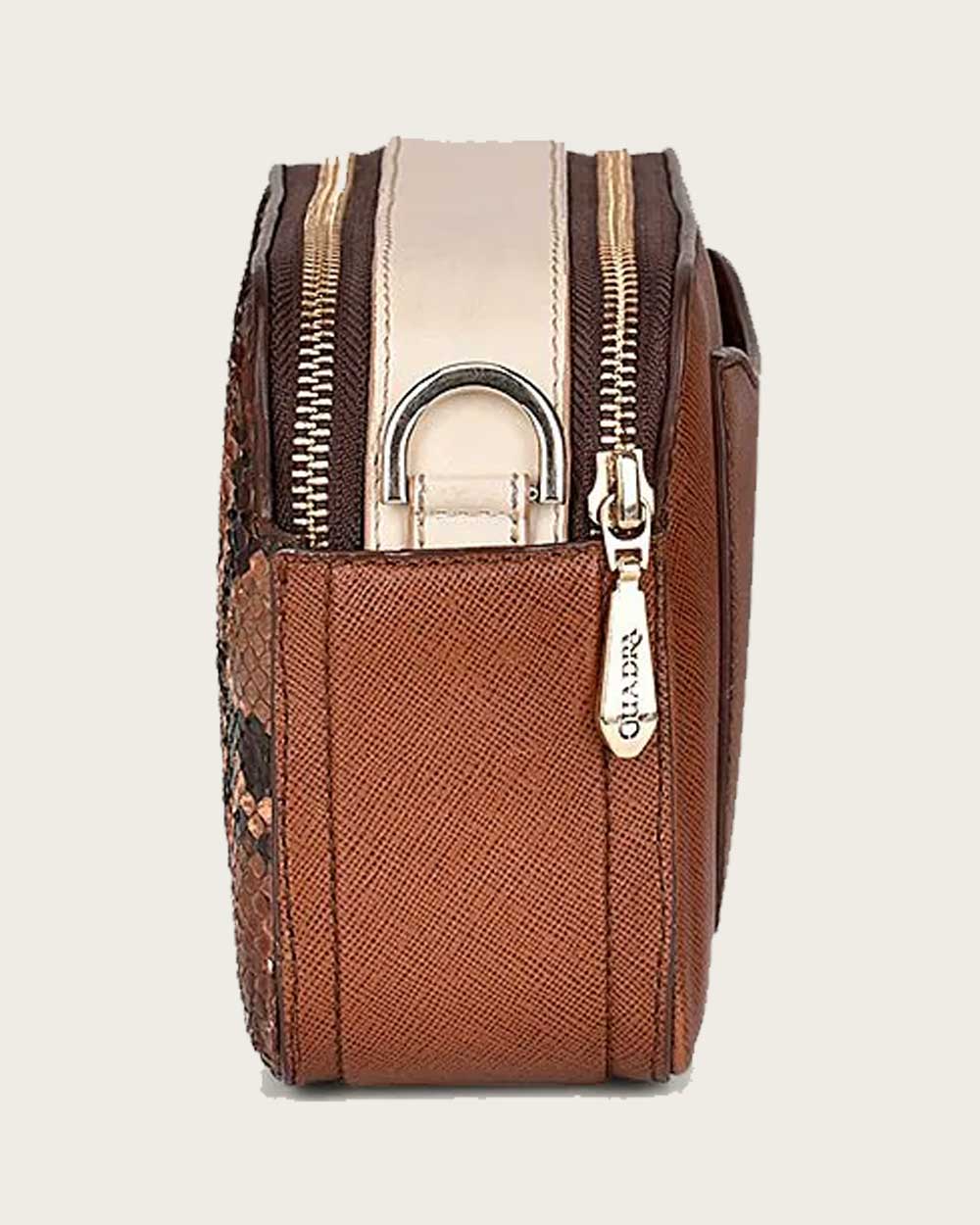 Honey Python Fashion Handbag