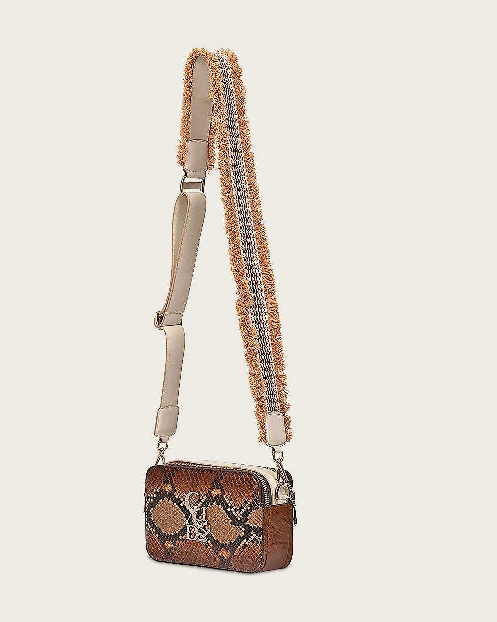 Honey Python Fashion Handbag