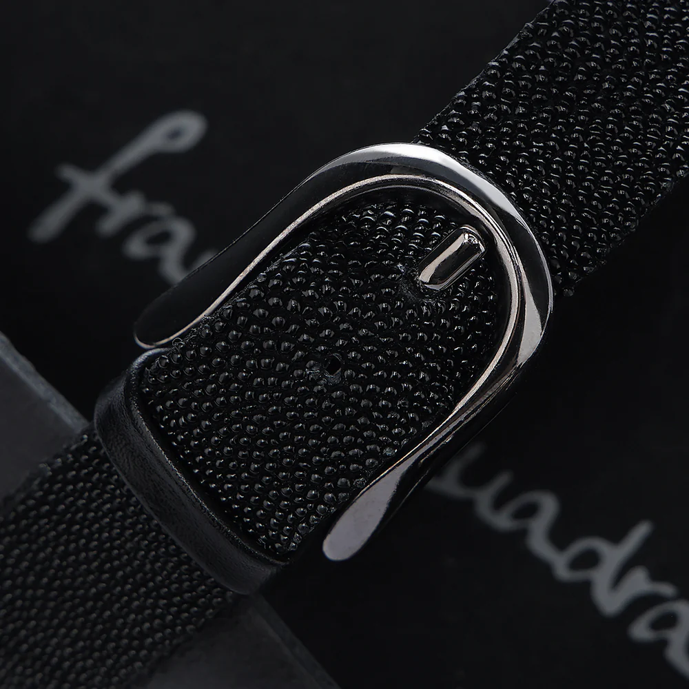 Black Stingray Stripe Sandal