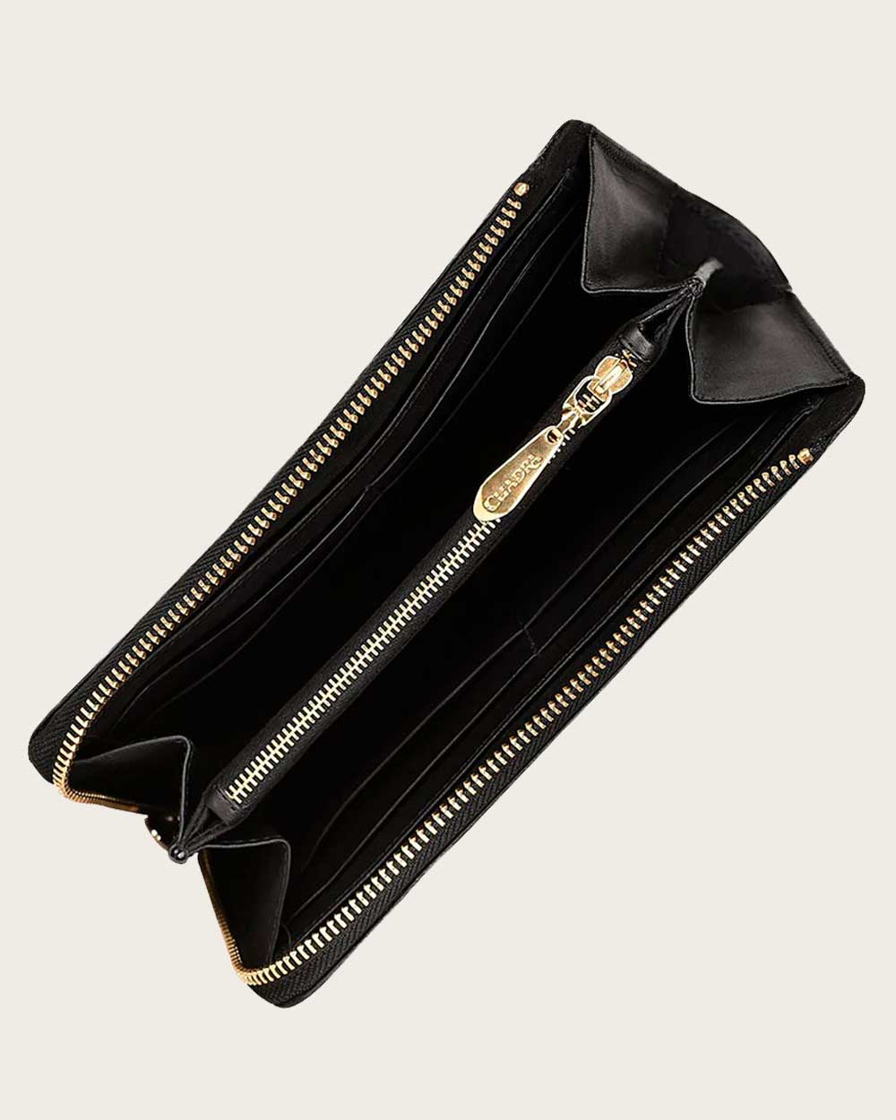 Black Genuine Python Leather Wallet