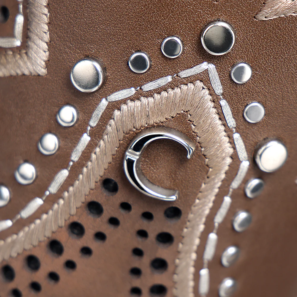 Western Rodeo Light Brown Python Boot