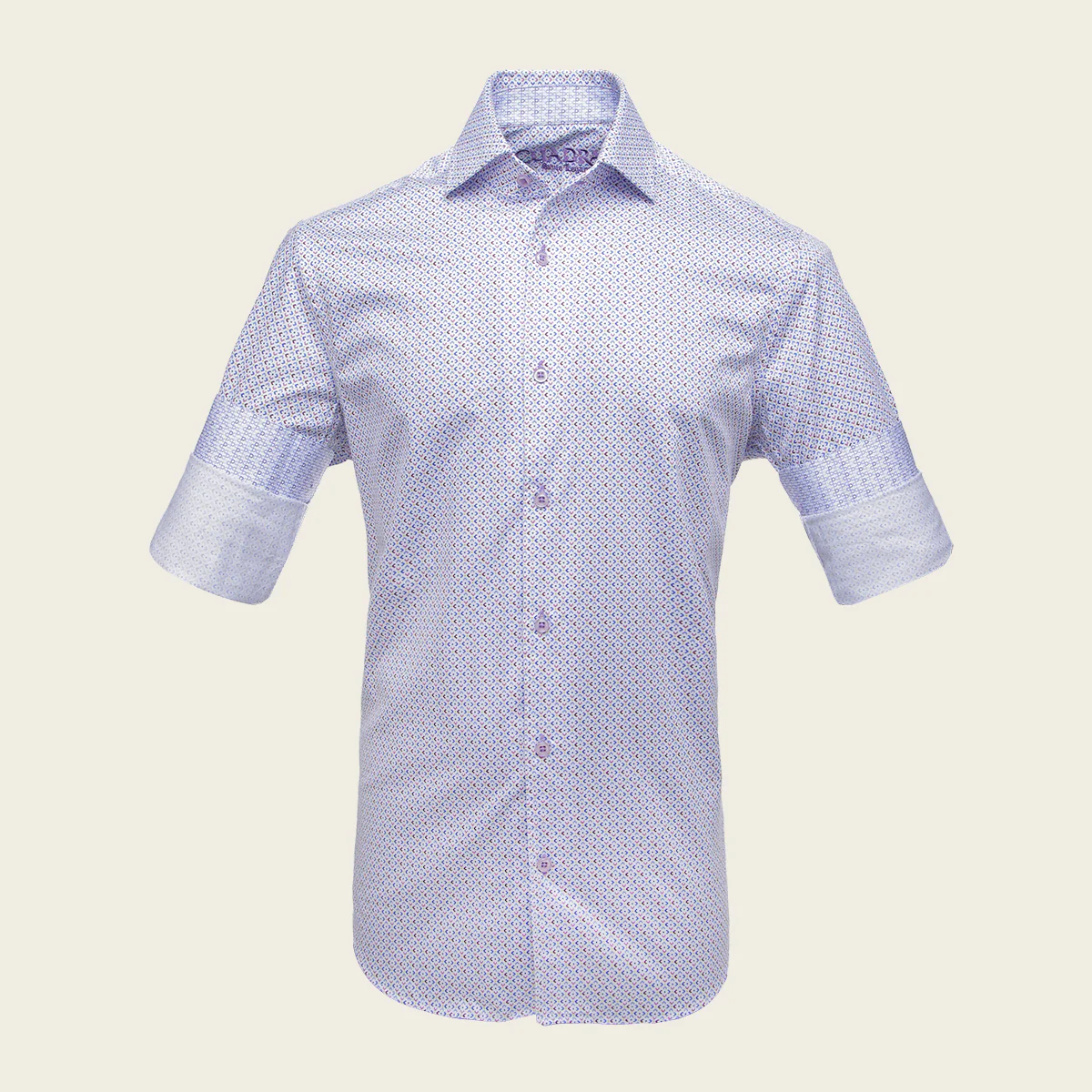 Cuadra Men’s Premium Organic Motif Button-Down Shirt in Cotton