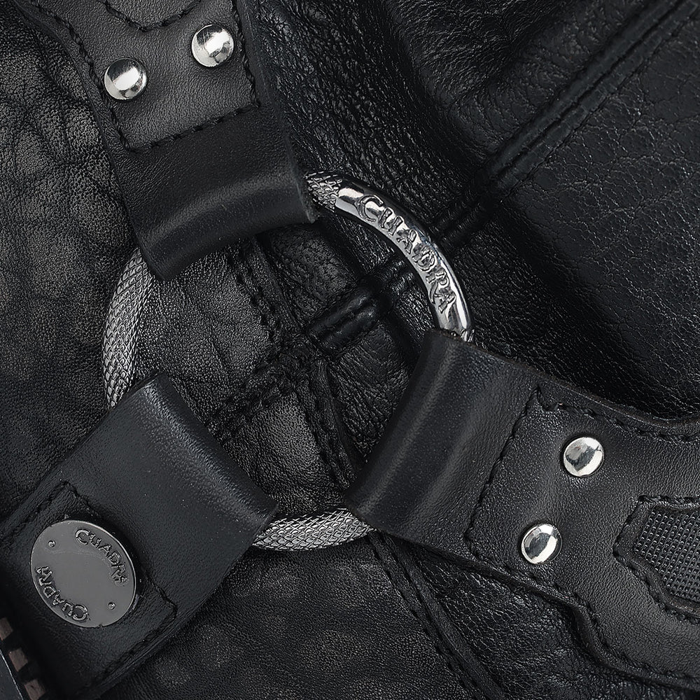 Urban oxford ovine biker boot