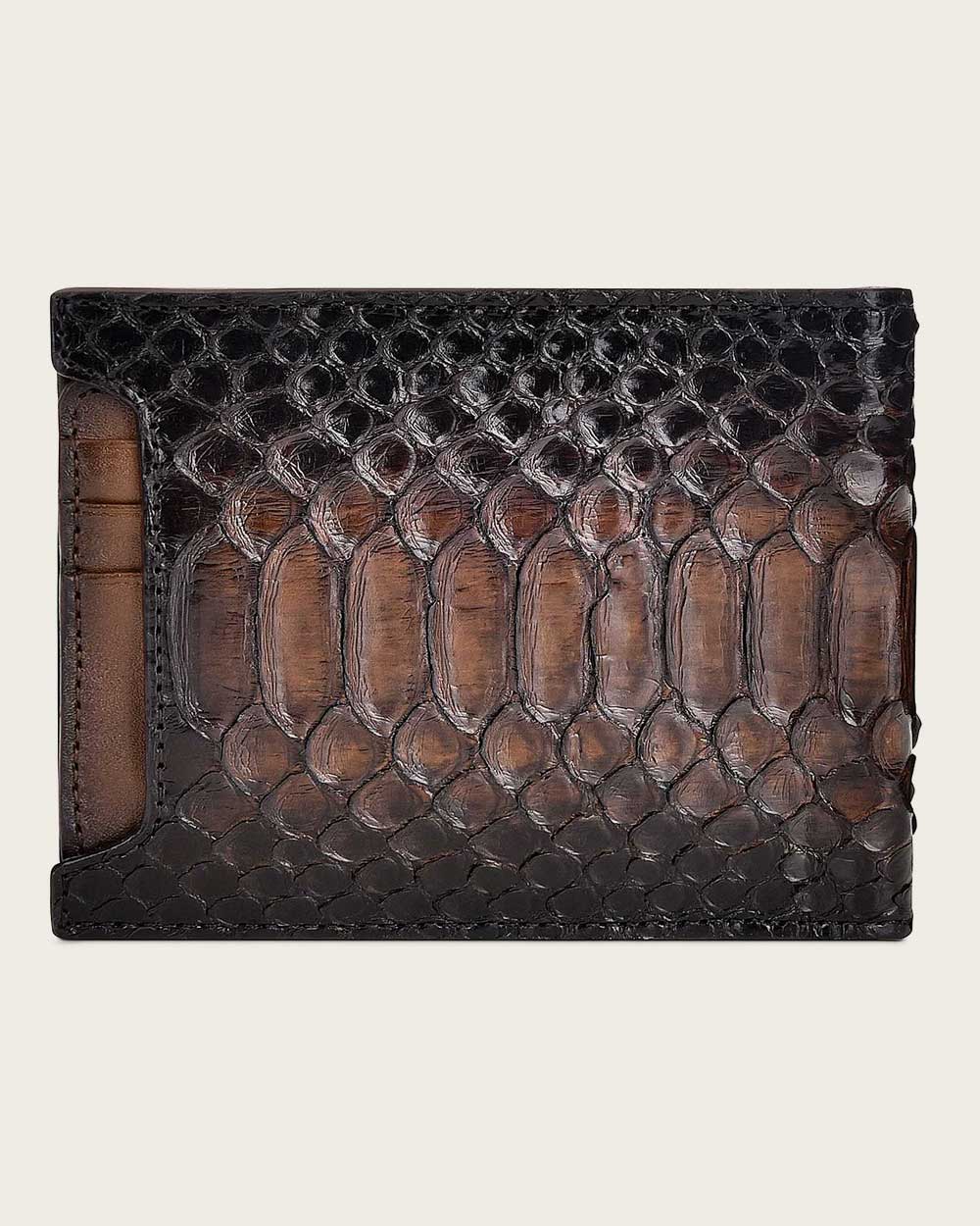 Brown bifold python wallet 13 Brown bifold python wallet