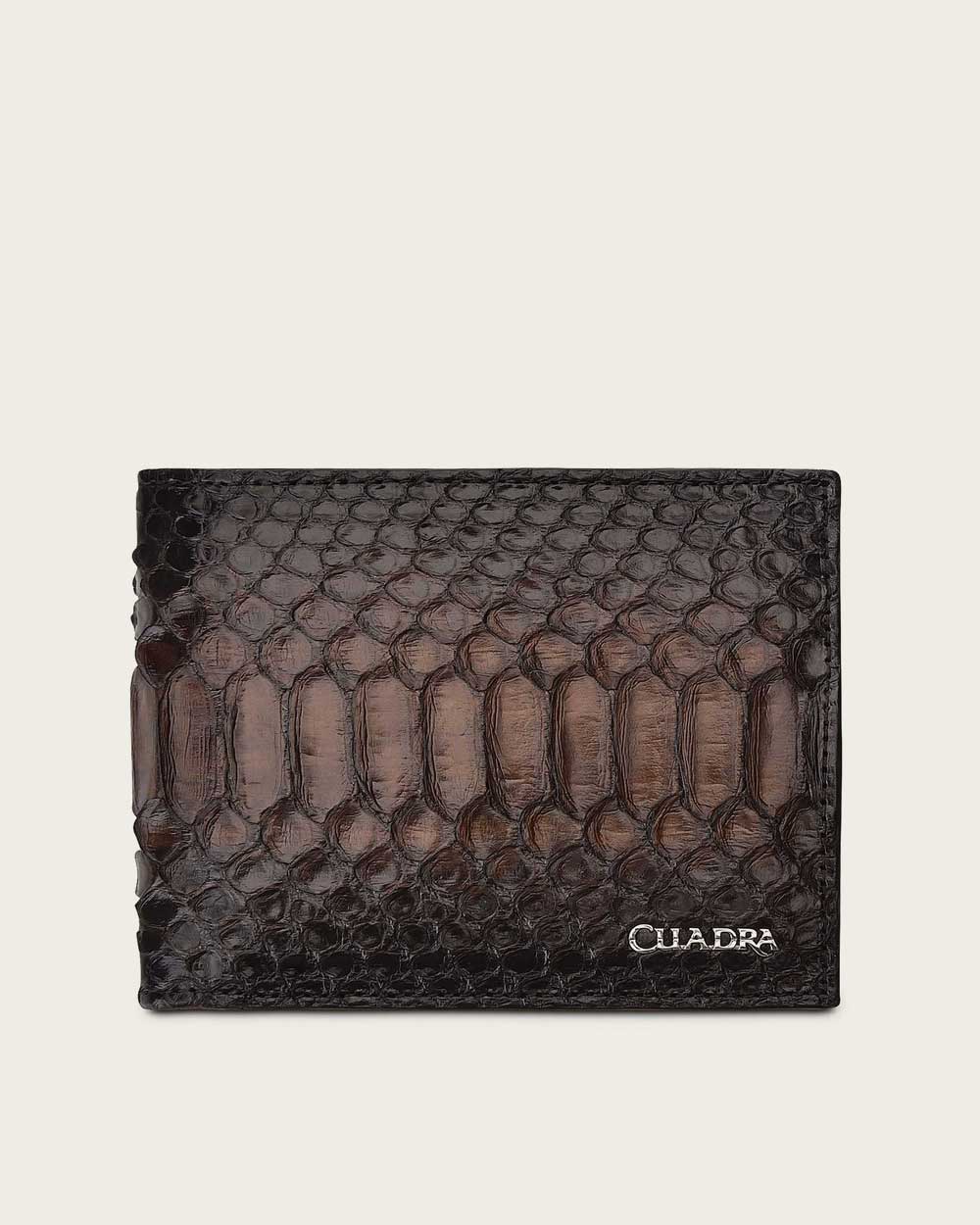 Brown bifold python wallet 4 Brown bifold python wallet