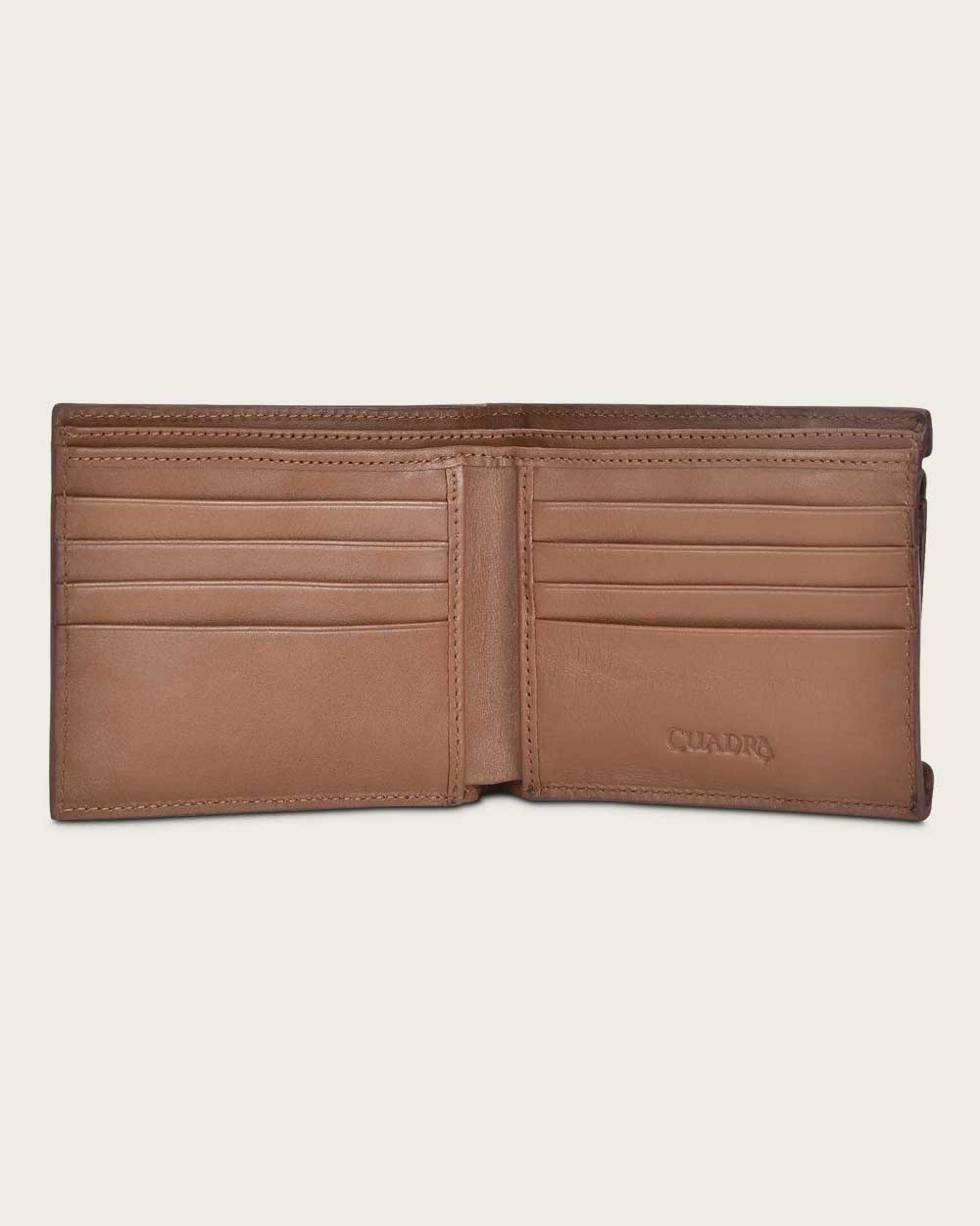 Brown bifold python wallet 8 Brown bifold python wallet