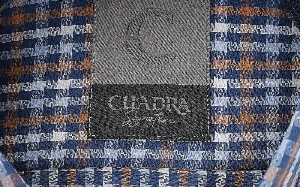 Indiigo Windowpane Cotton Shirt