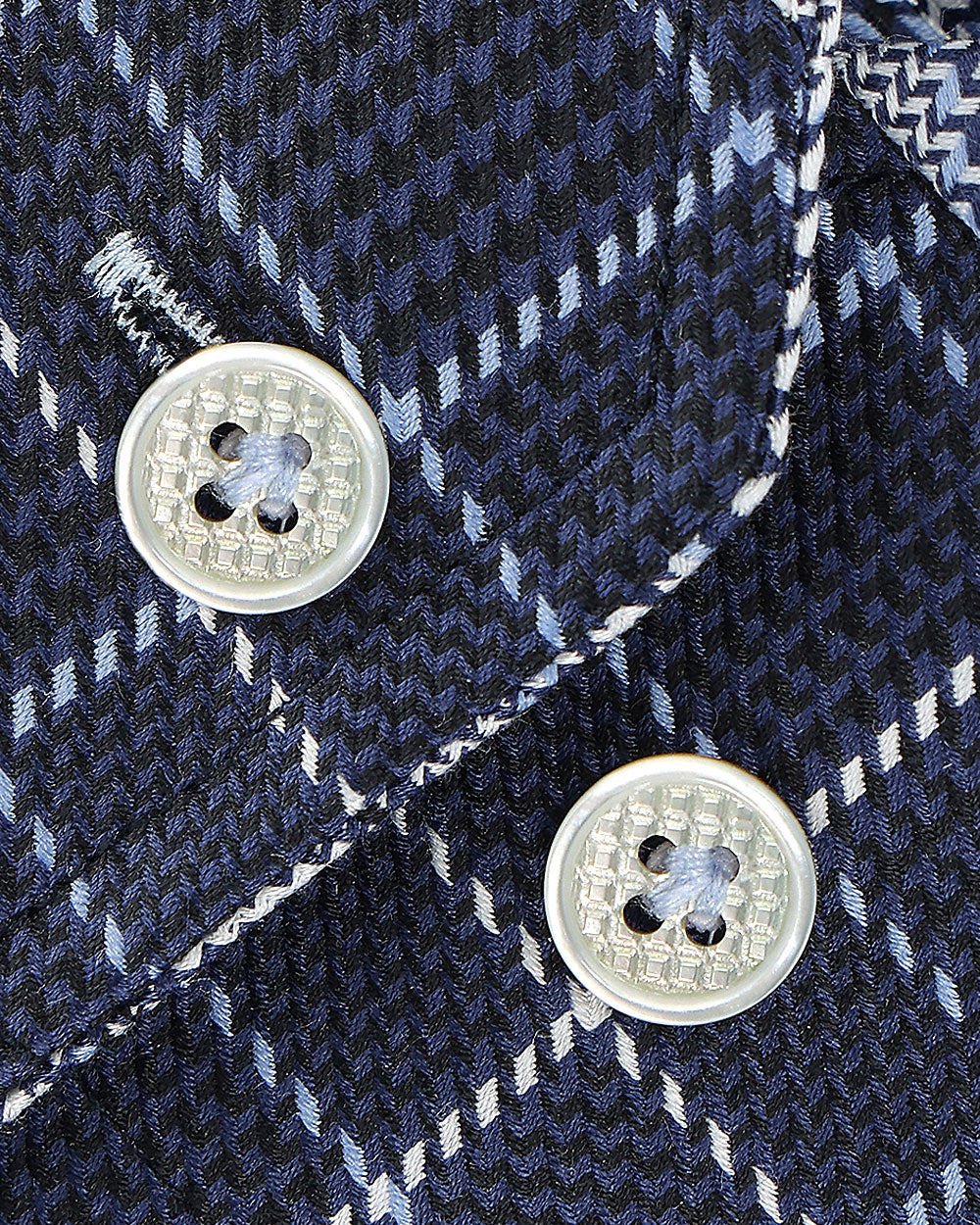 Navy Elegance Cotton Shirt