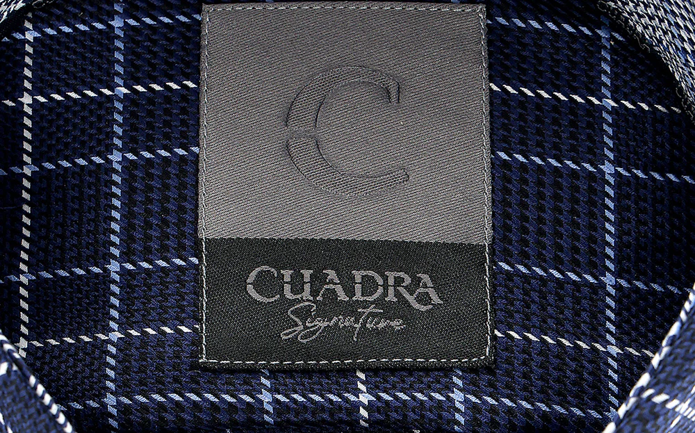 Navy Elegance Cotton Shirt