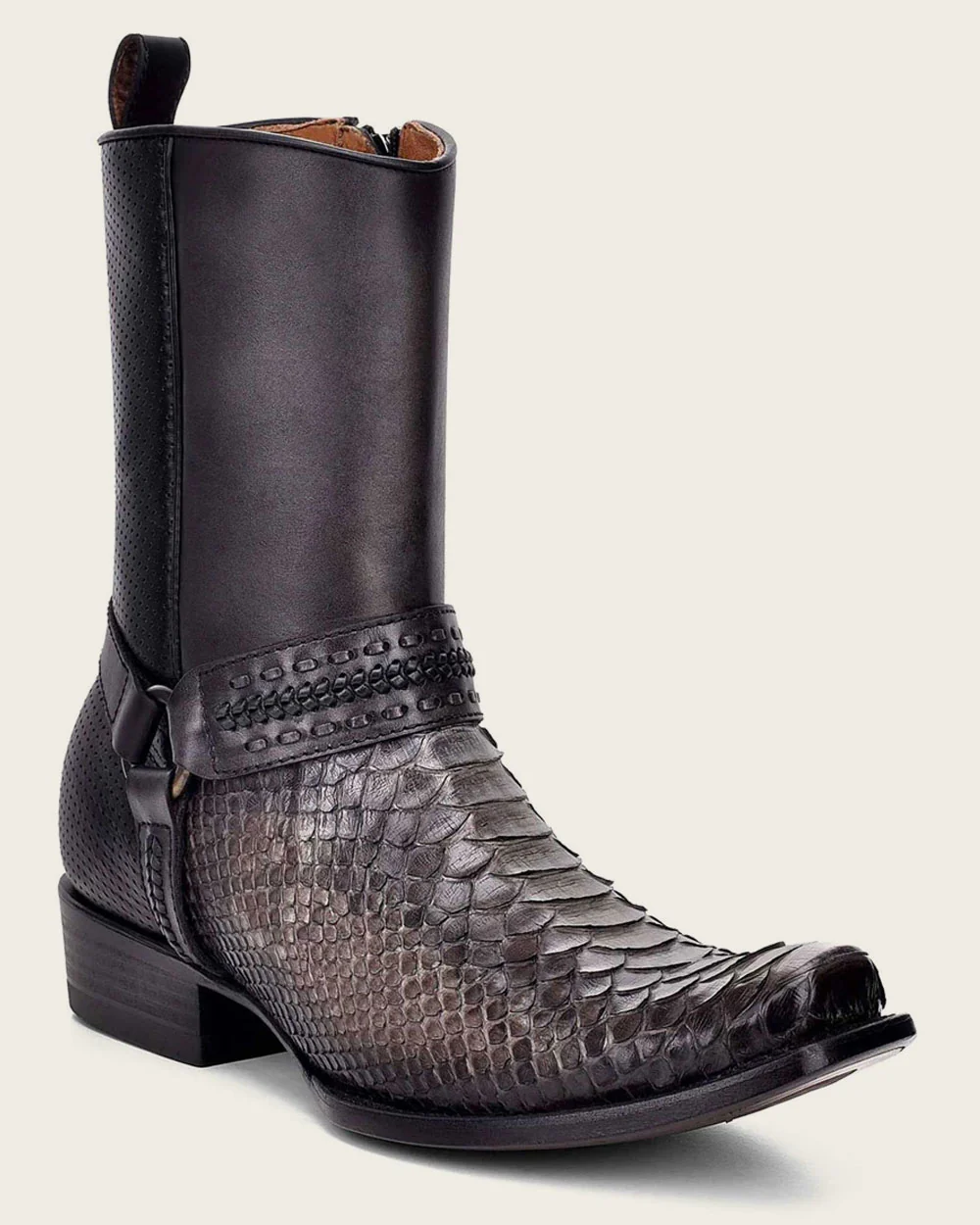 Urban grey exotic boot