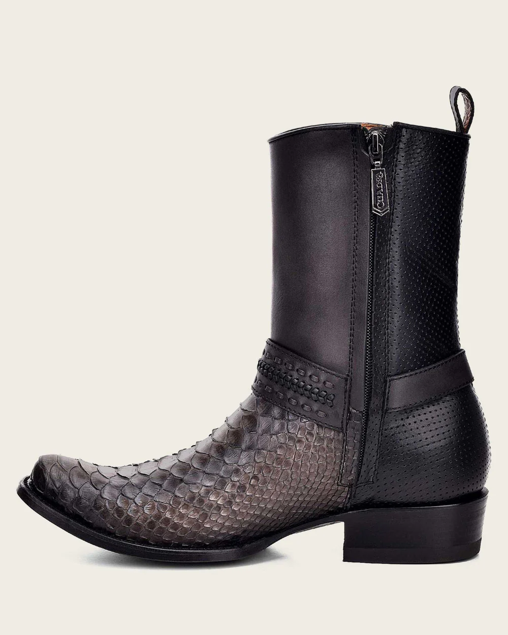 Urban grey exotic boot