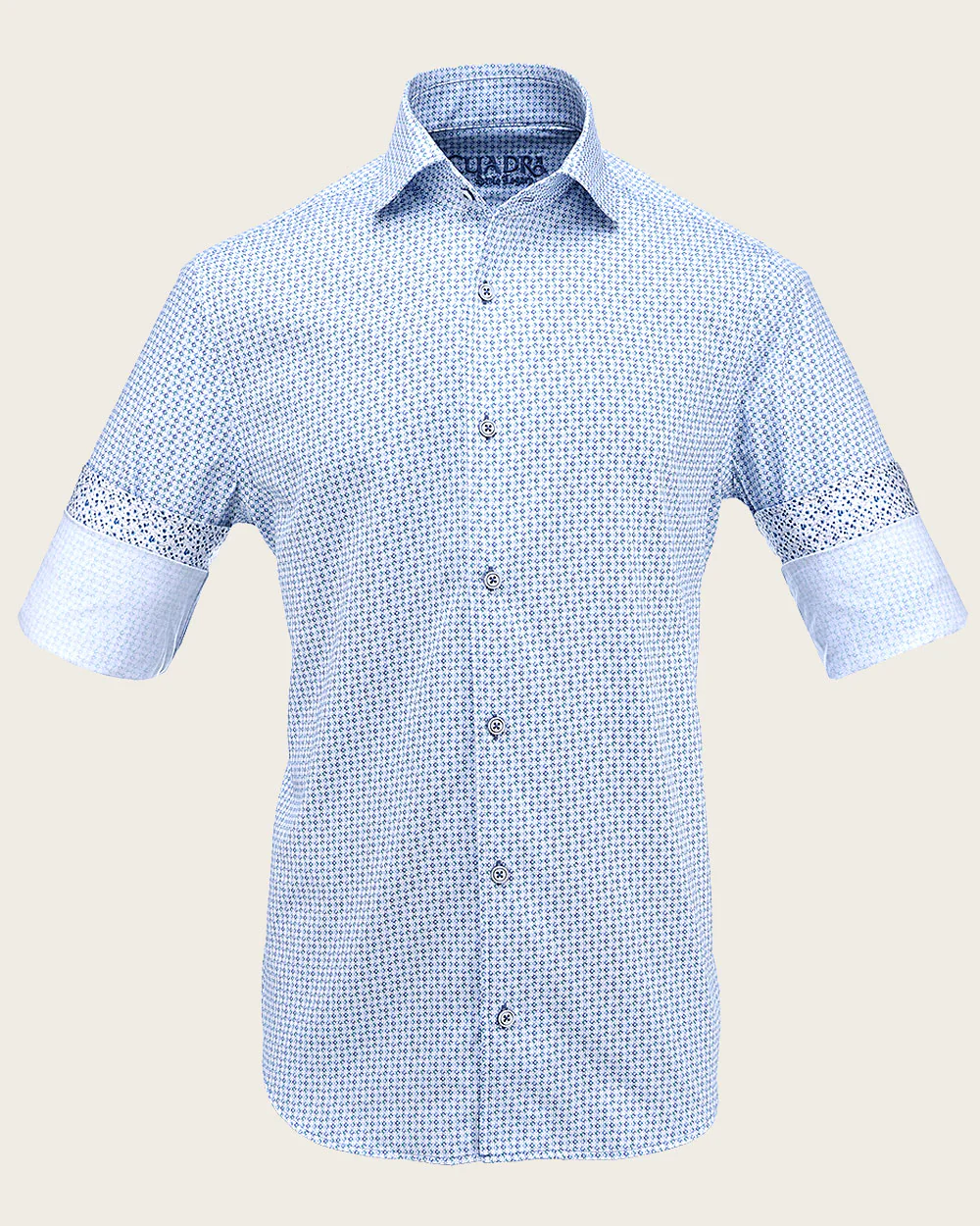 Sapphire Mosaic Print Men’s Shirt 5 Sapphire Mosaic Print Men’s Shirt