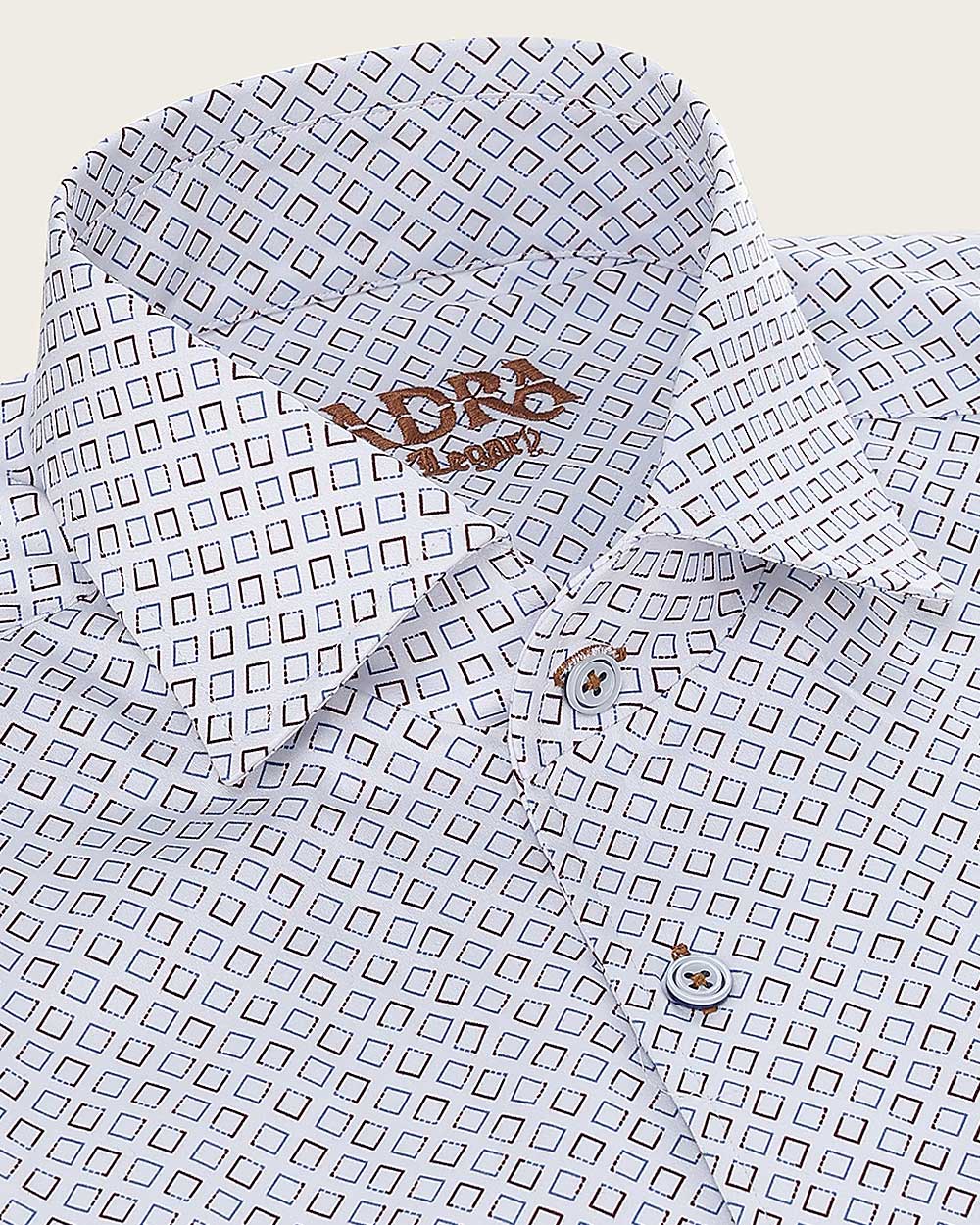 Cuadra Blue and brown plaid Shirt