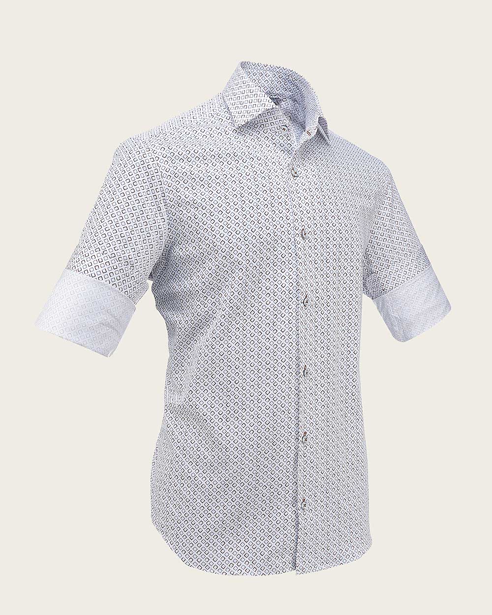 Cuadra Blue and brown plaid Shirt