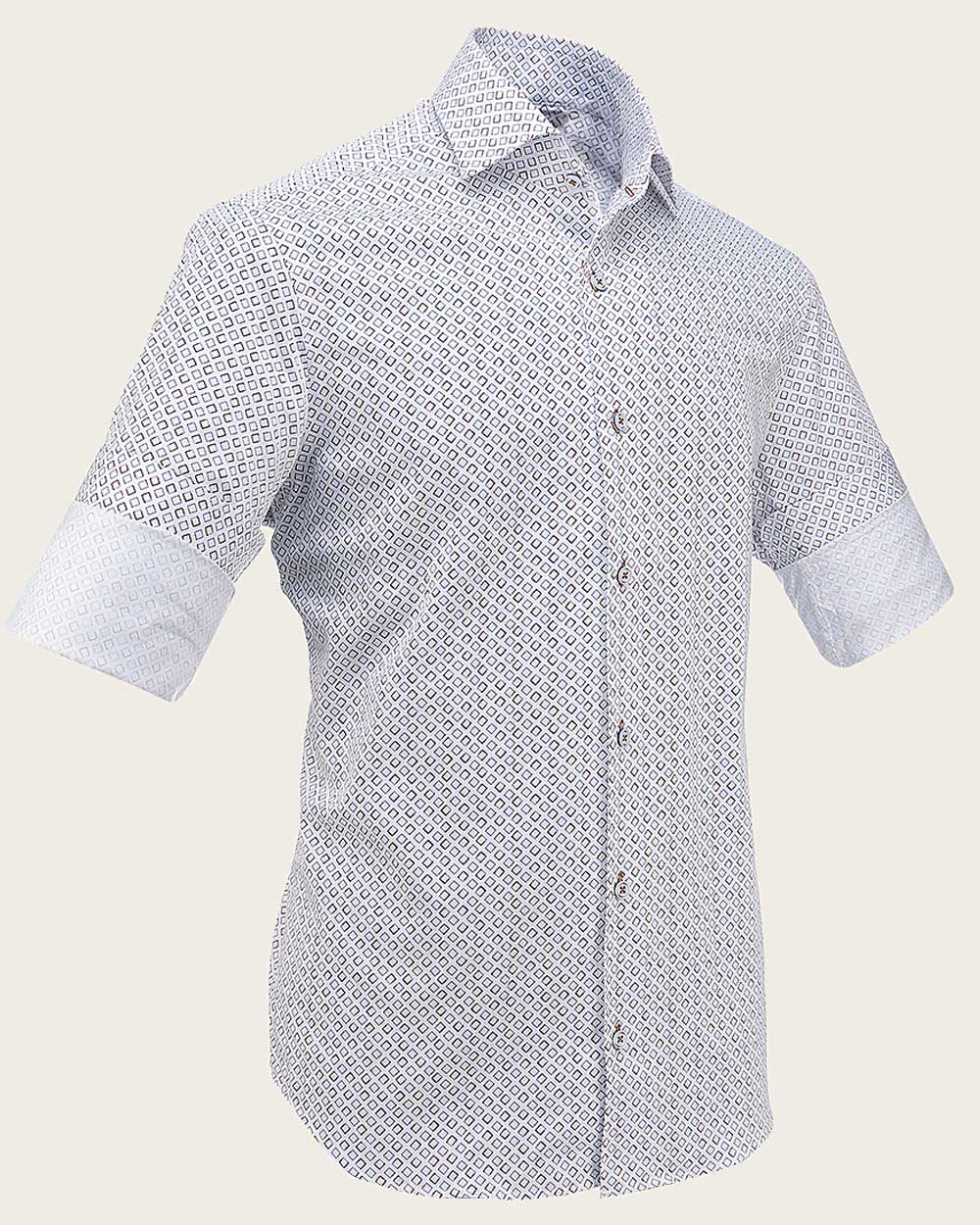 Cuadra Blue and brown plaid Shirt