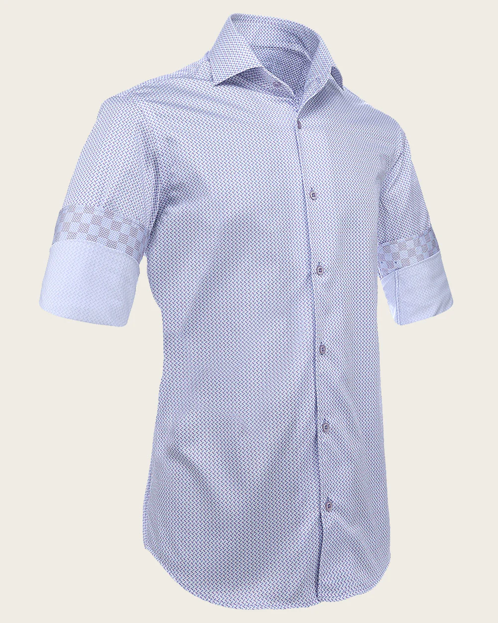 Men’s Shirt with Subtle Multicolor Design