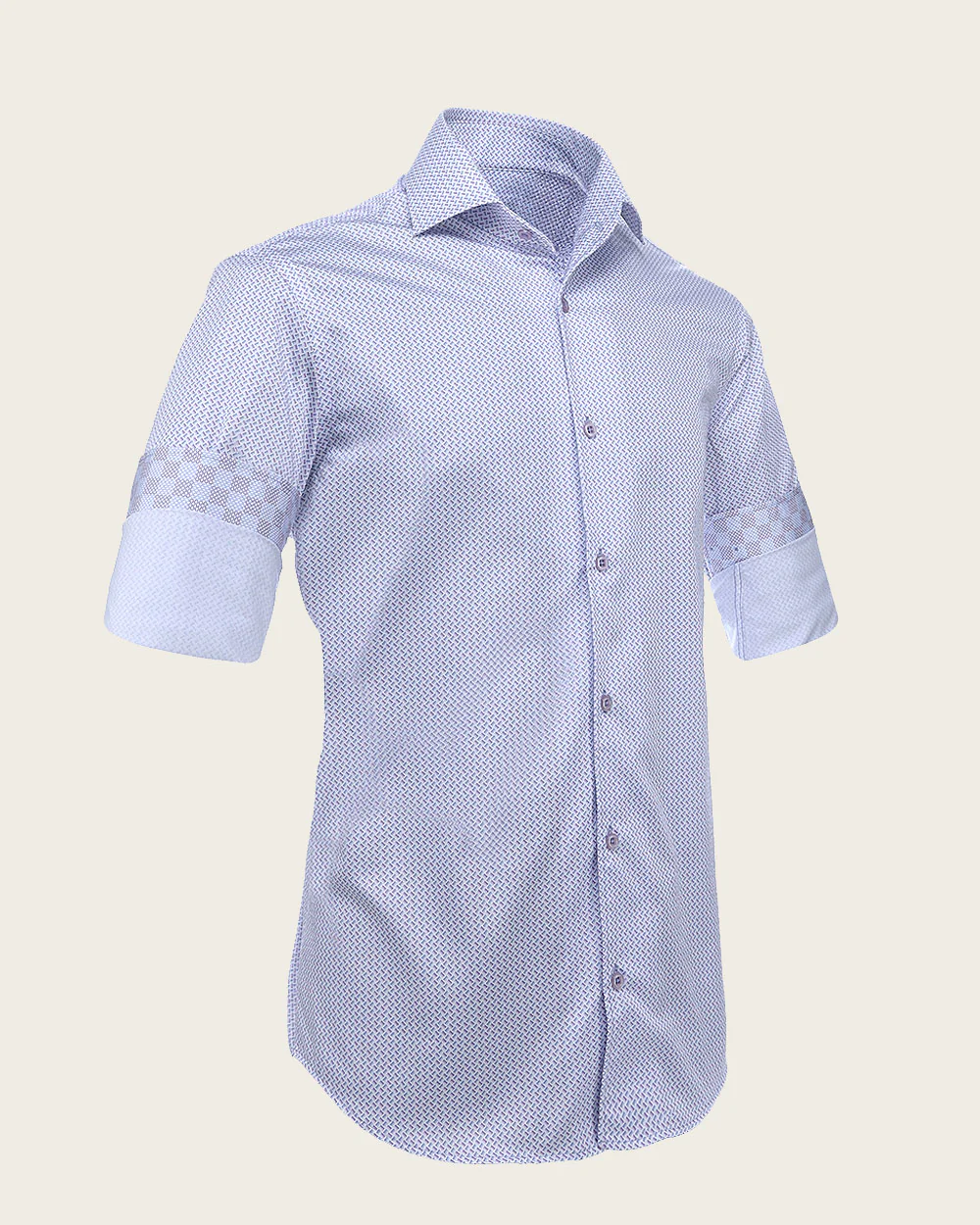 Men’s Shirt with Subtle Multicolor Design