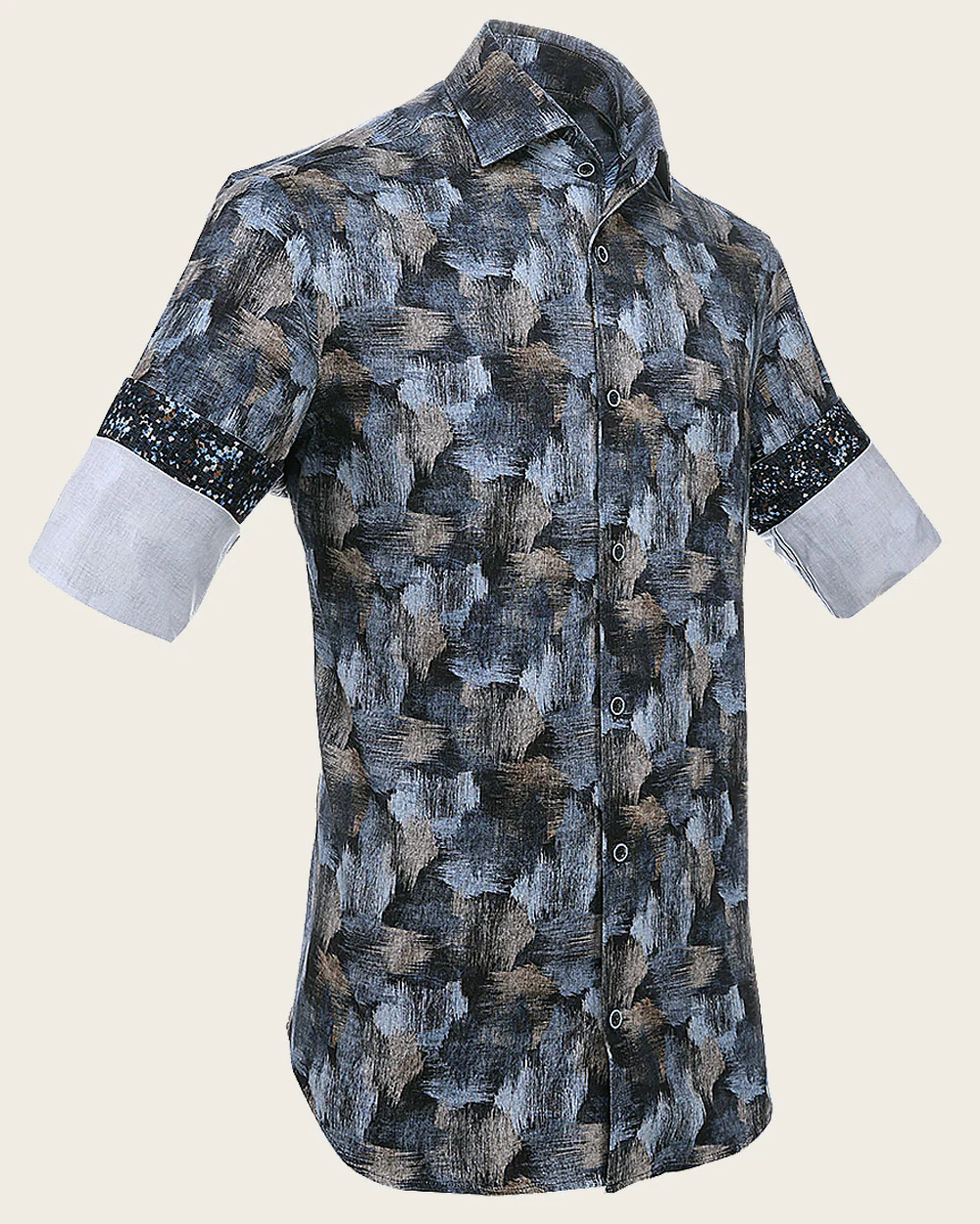 Multicolour Paint Stroke Men Shirt 8 Multicolour Paint Stroke Men Shirt