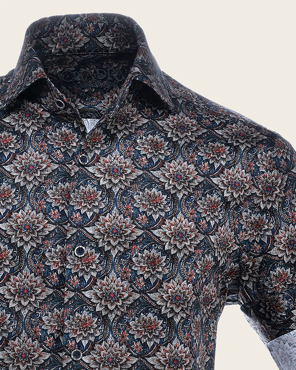 Multicolor Mantra Pattern Men’s Shirt