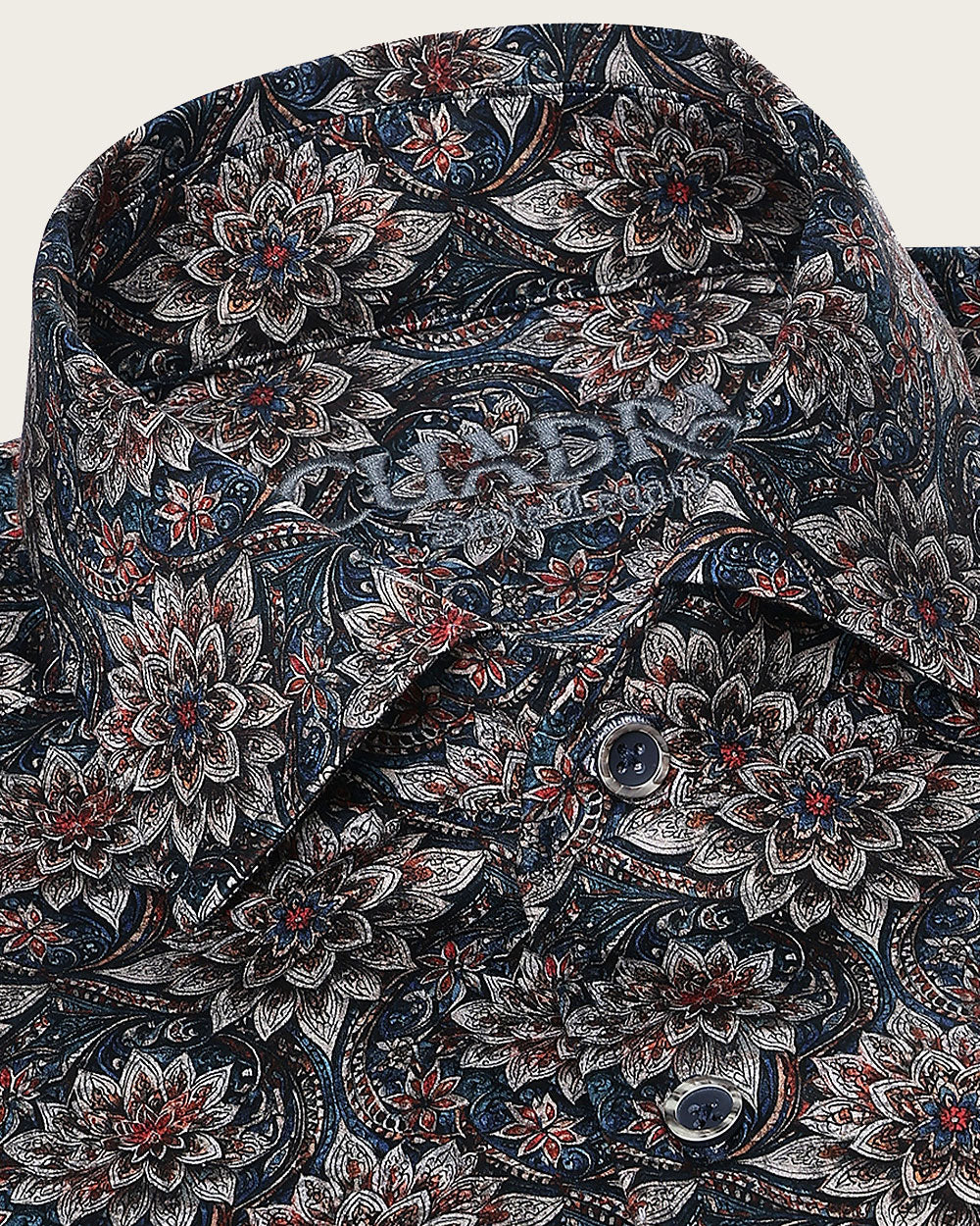 Multicolor Mantra Pattern Men’s Shirt