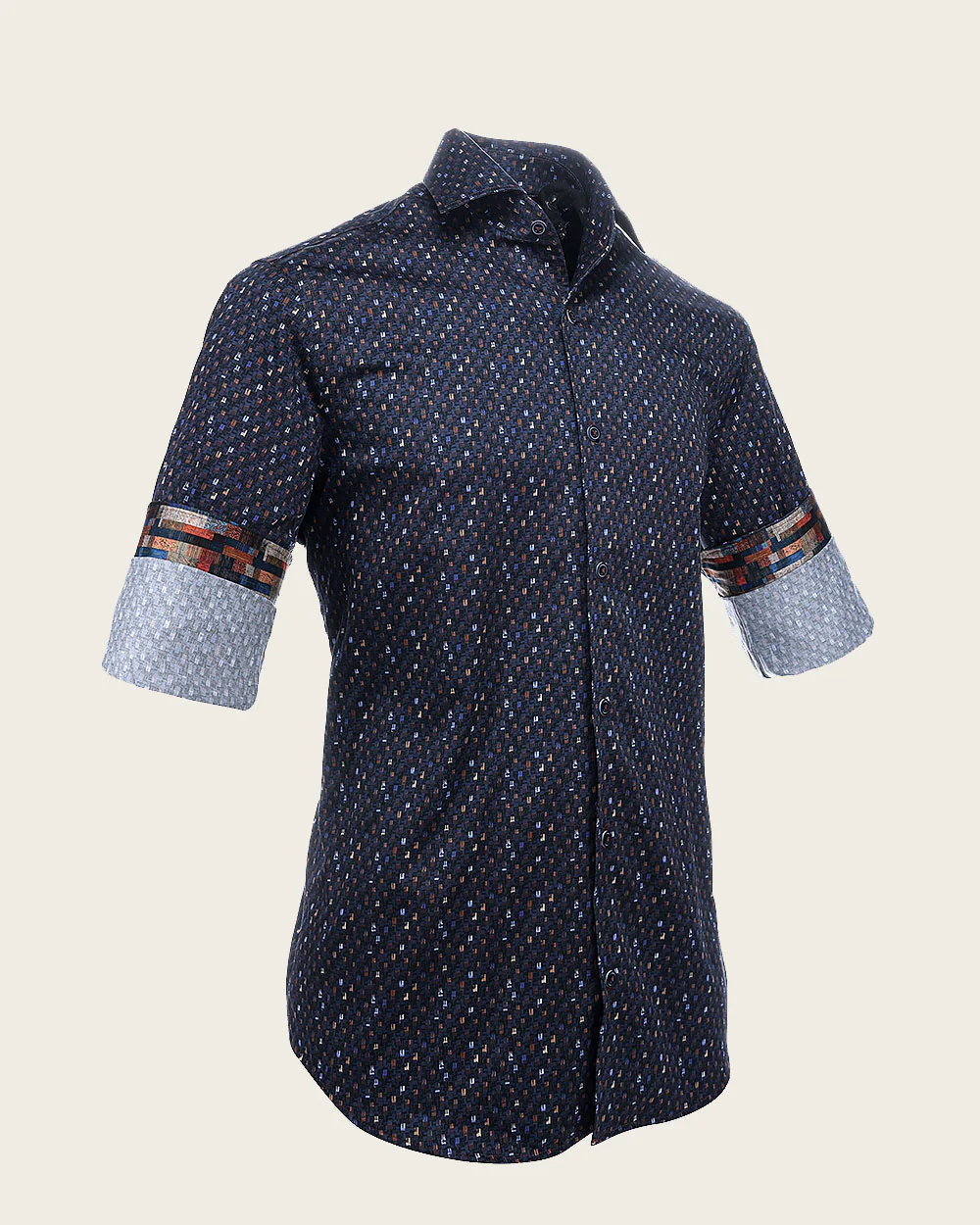 Men’s Shirt with Multicolor Dots