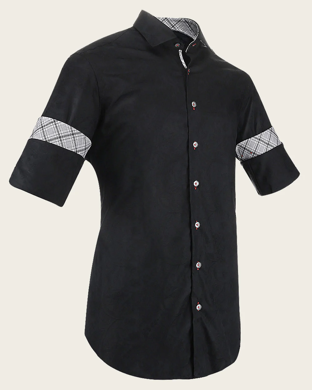 Luxury Black Cotton Shirt