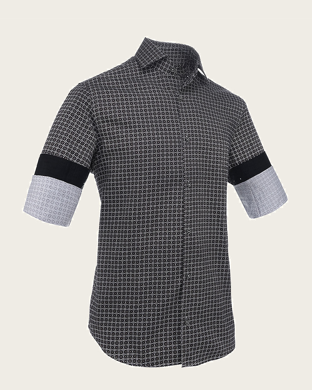 Black Dot Pattern Shirt