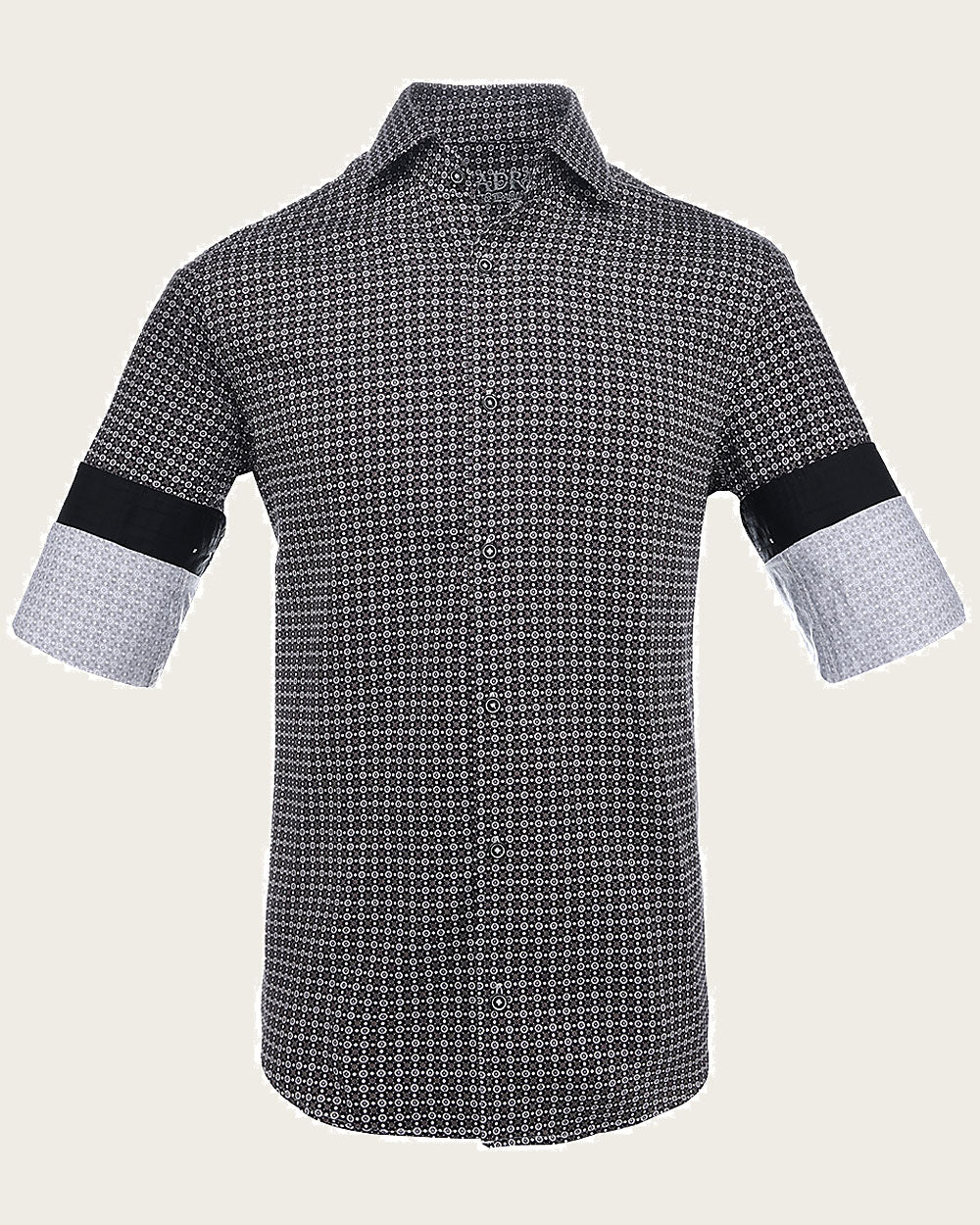 Black Dot Pattern Shirt