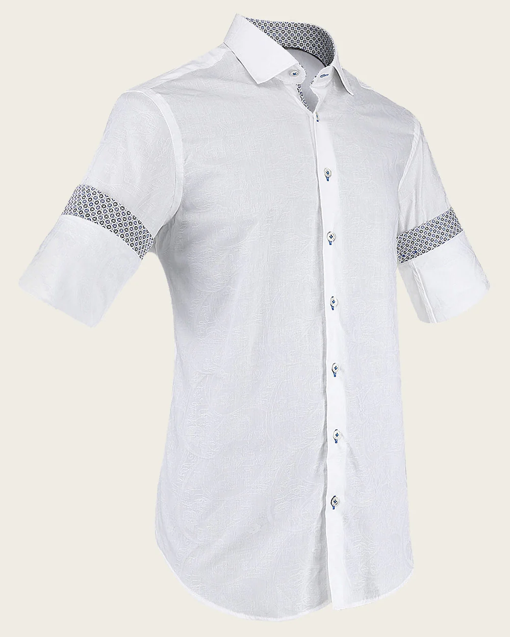 Luxury White Cotton Shirt