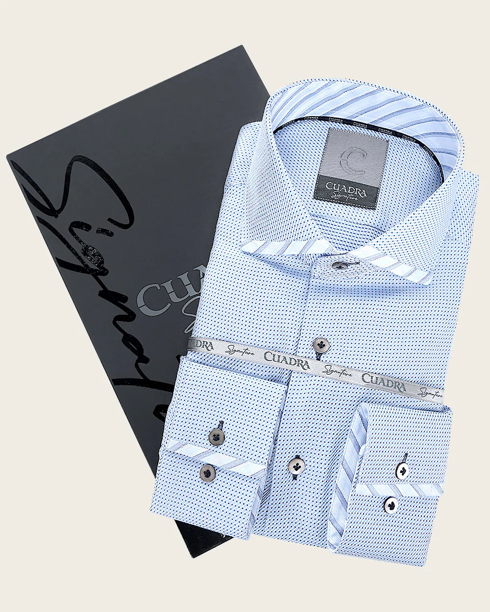 Blue Dot Pattern Cotton Shirt 7 Blue Dot Pattern Cotton Shirt