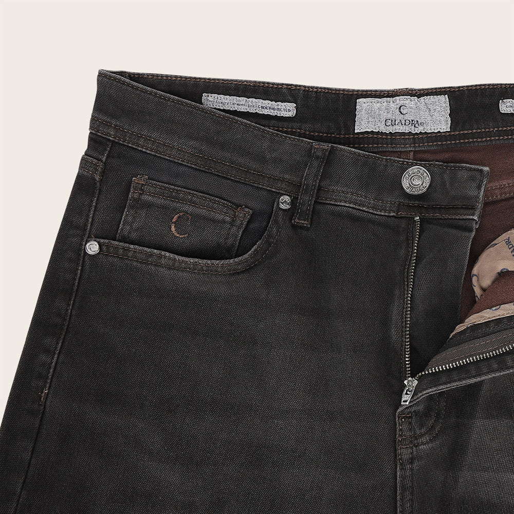 Luxury Men’s Brown Straight-Cut Denim Jeans 13 Luxury Men’s Brown Straight-Cut Denim Jeans