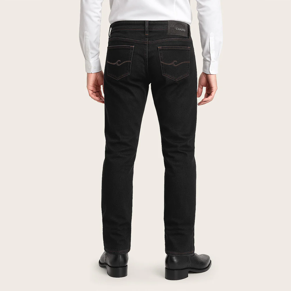 Luxury Men’s Brown Straight-Cut Denim Jeans 16 Luxury Men’s Brown Straight-Cut Denim Jeans