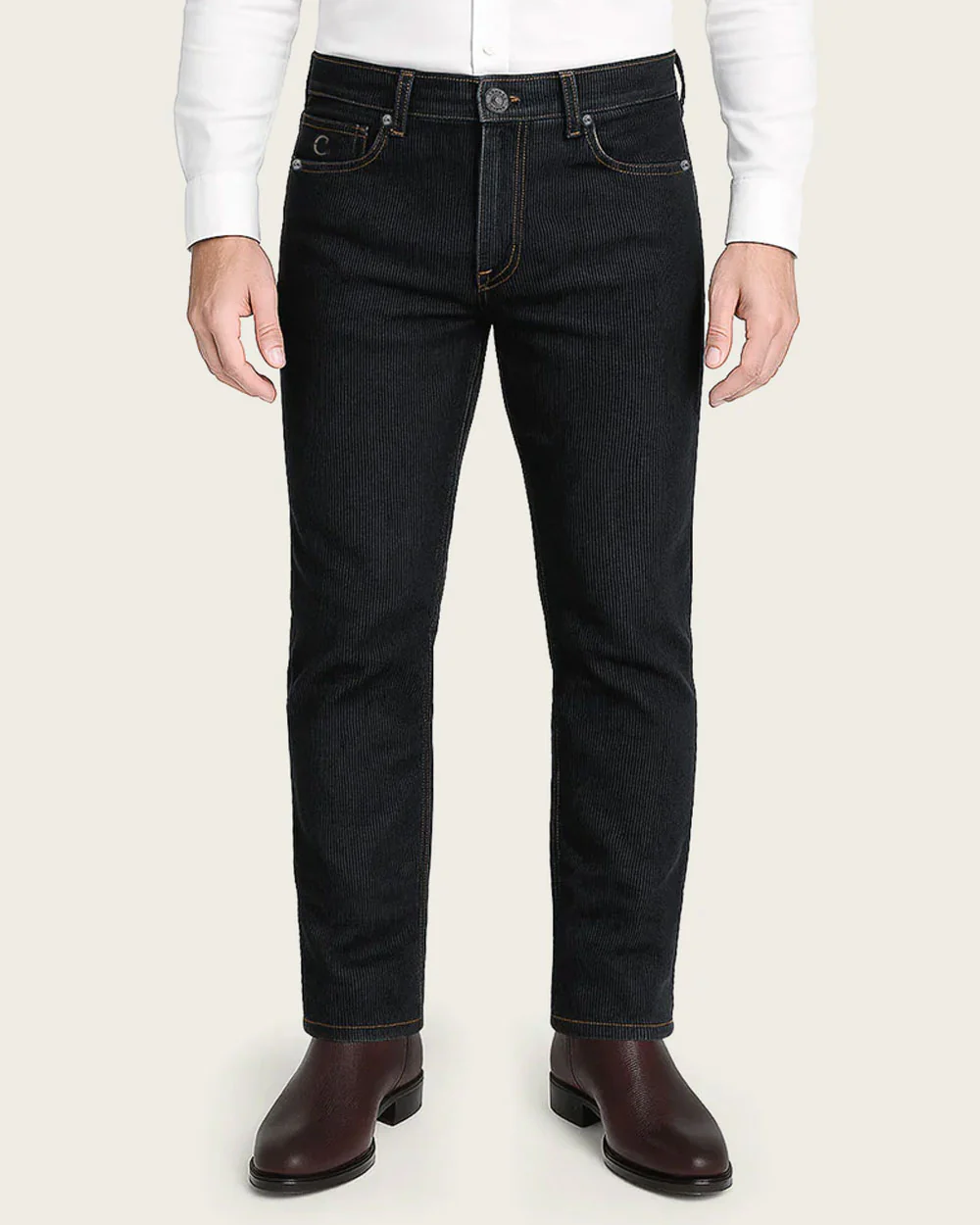 Men’s Brown Straight-Cut Cuadra Jeans 3 Men’s Brown Straight-Cut Cuadra Jeans