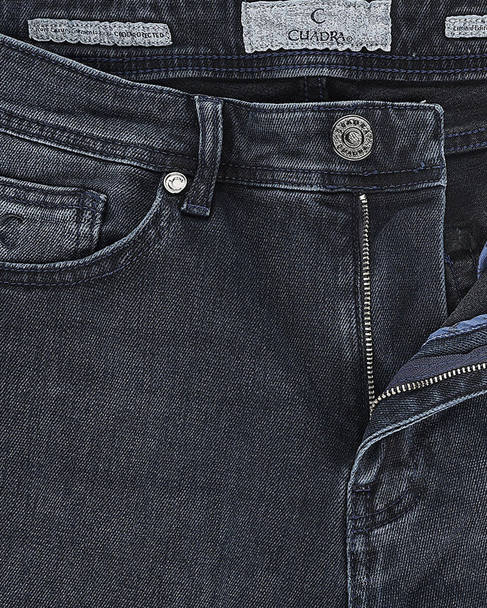 Men’s Navy Straight-Cut Cuadra Jeans