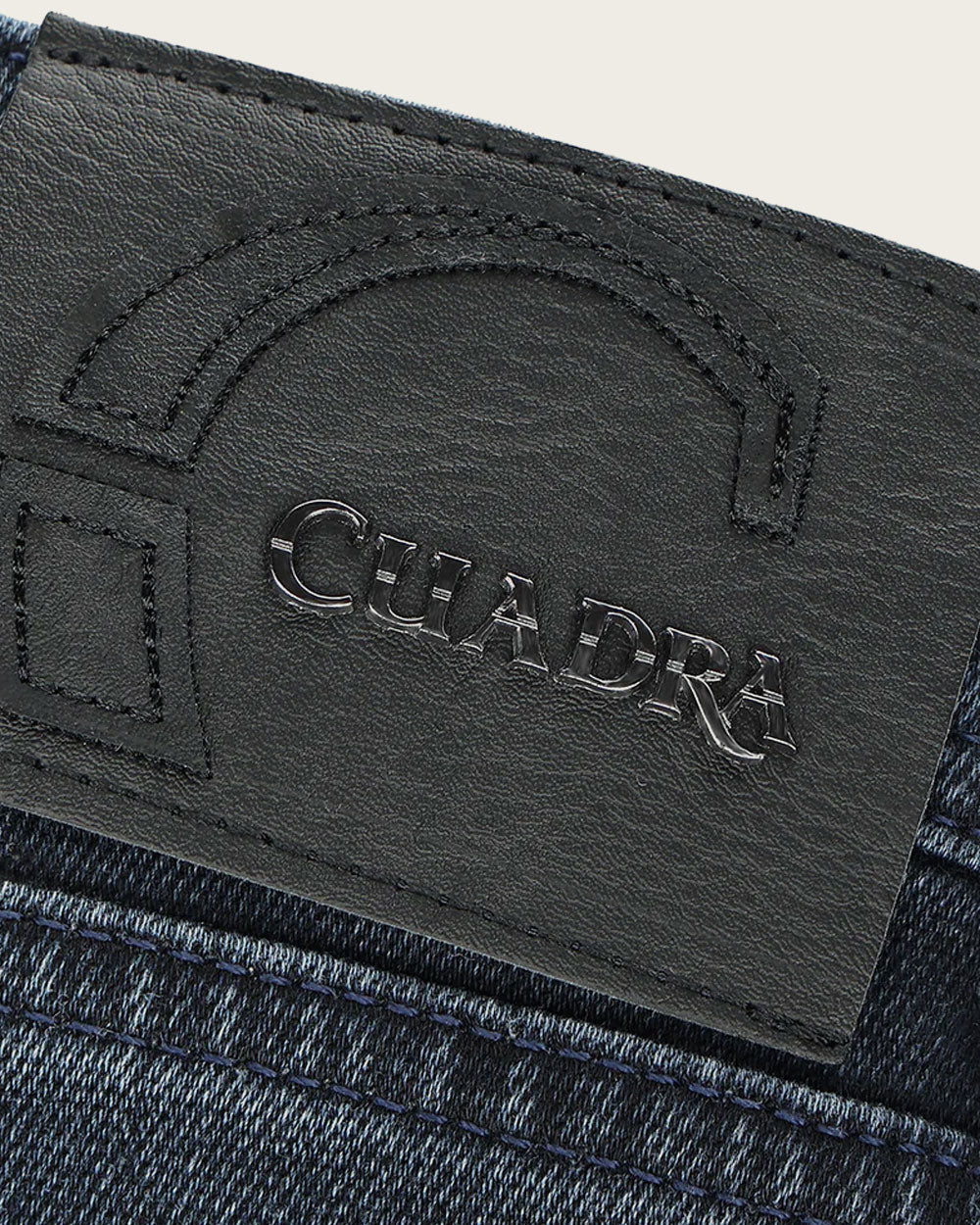 Men’s Navy Straight-Cut Cuadra Jeans