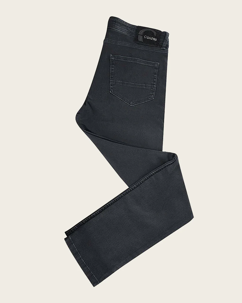 Luxury Men’s Navy Straight-Cut Denim Jeans