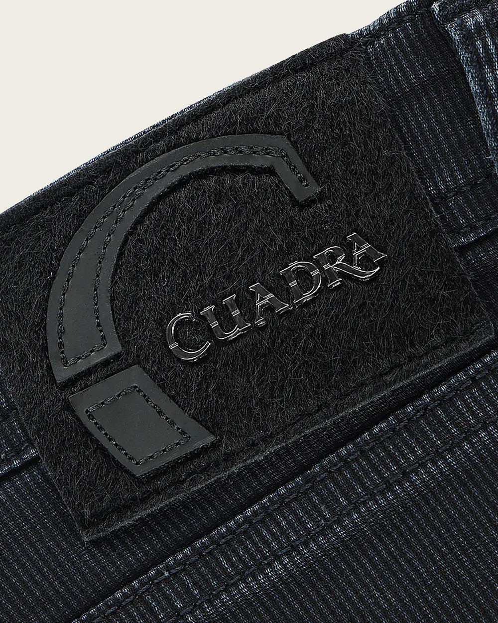 Luxury Men’s Navy Straight-Cut Denim Jeans