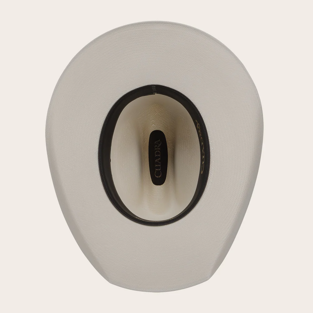 White Monterrey Shantung 20x Hat 16 White Monterrey Shantung 20x Hat