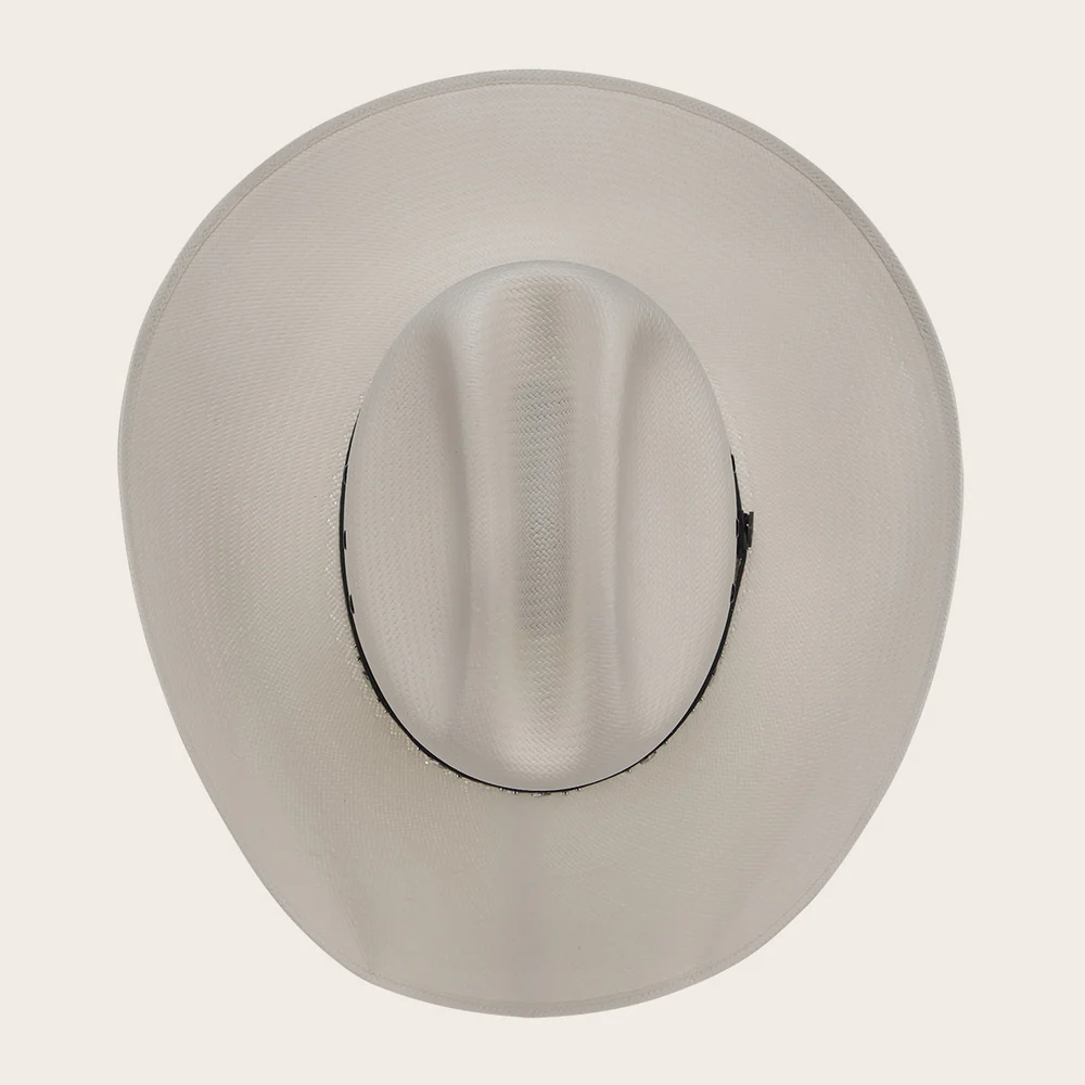White Monterrey Shantung 20x Hat 6 White Monterrey Shantung 20x Hat