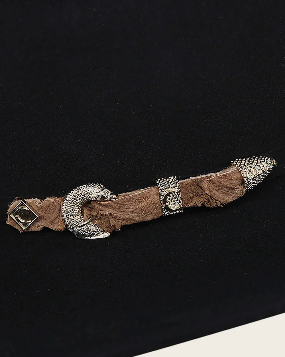 Black 50x Fish and Fur Hat