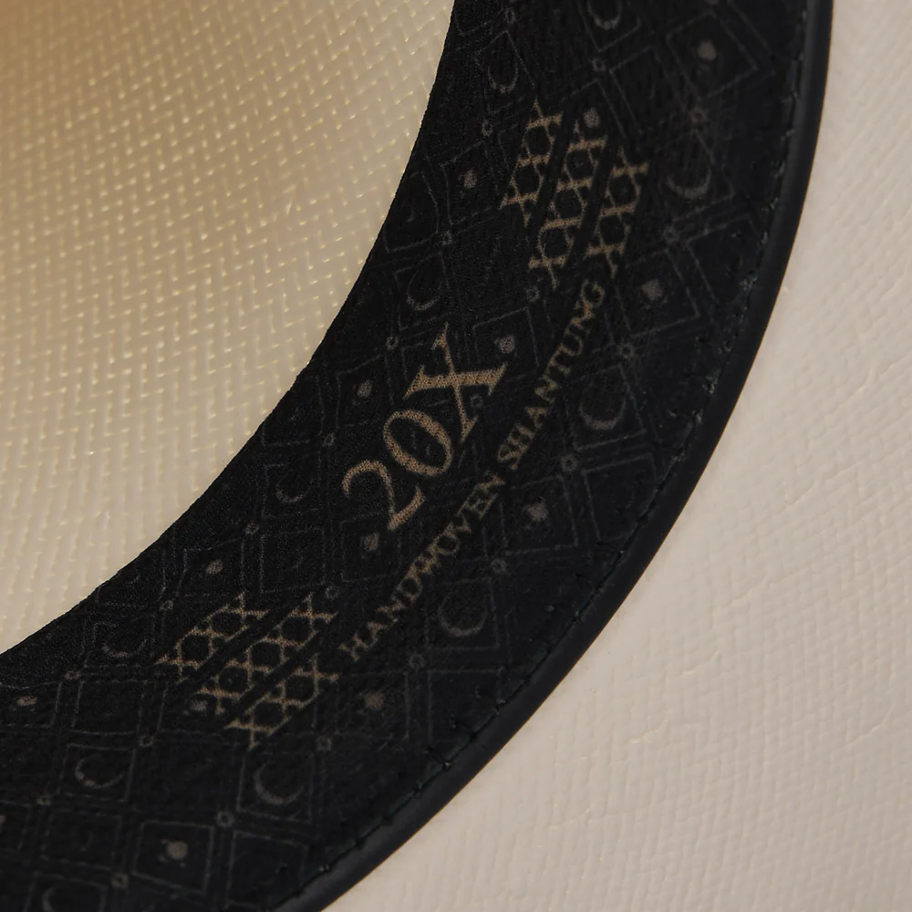 Ivory 20X Handwoven Shantung Cowboy Hat