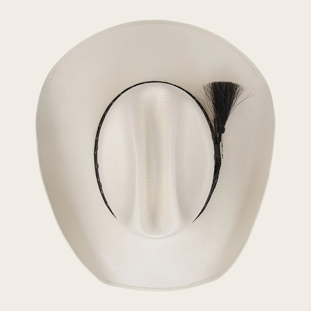 Ivory 20X Handwoven Shantung Cowboy Hat