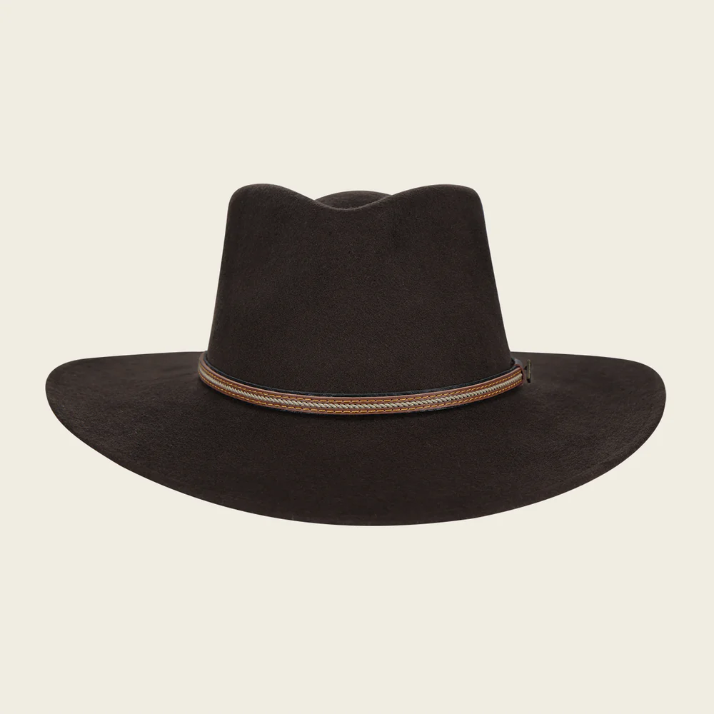 Dark Brown Wool Valley Hat