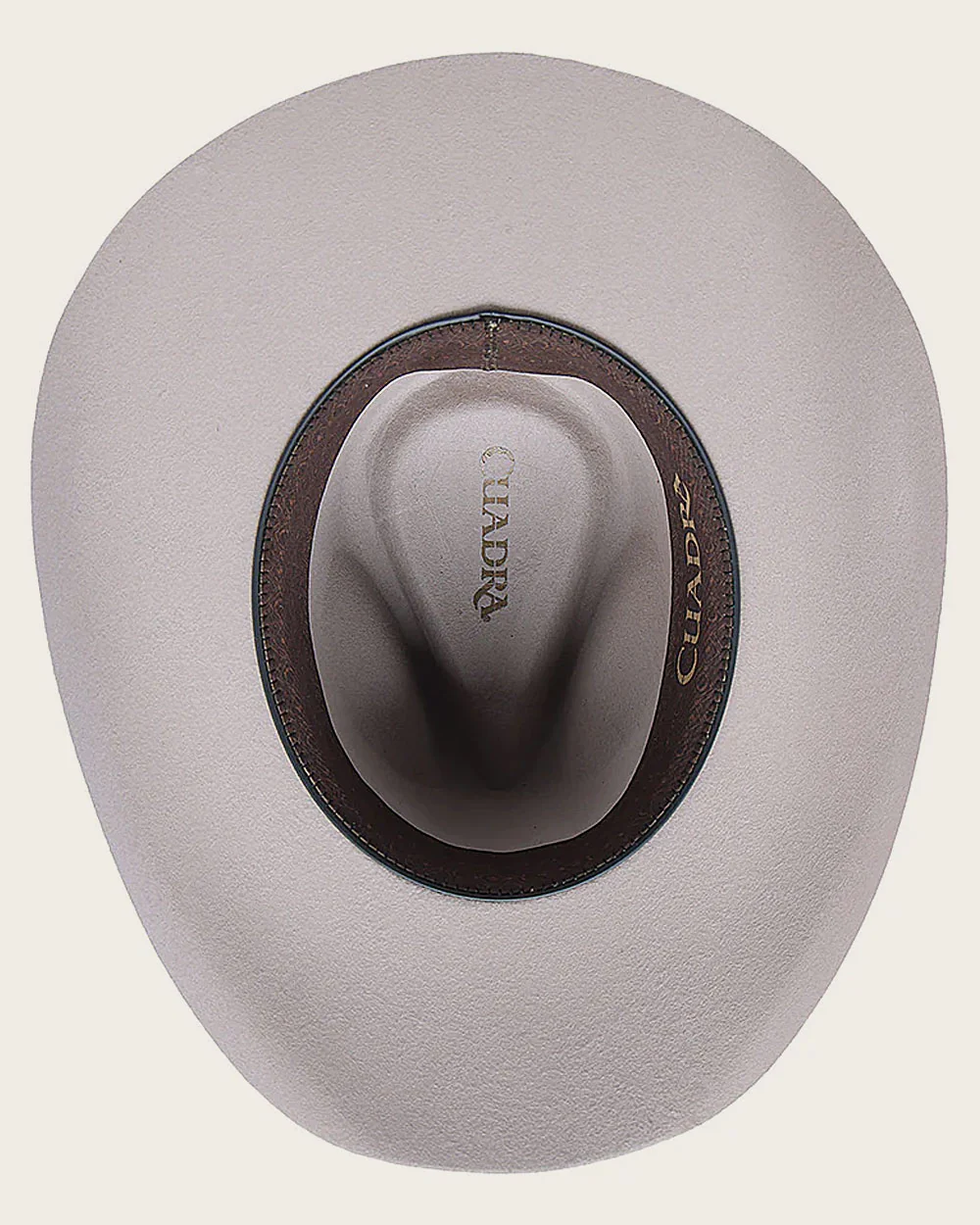 Unisex Wool Hat with Genuine Bovine Leather Band and Satin Lining