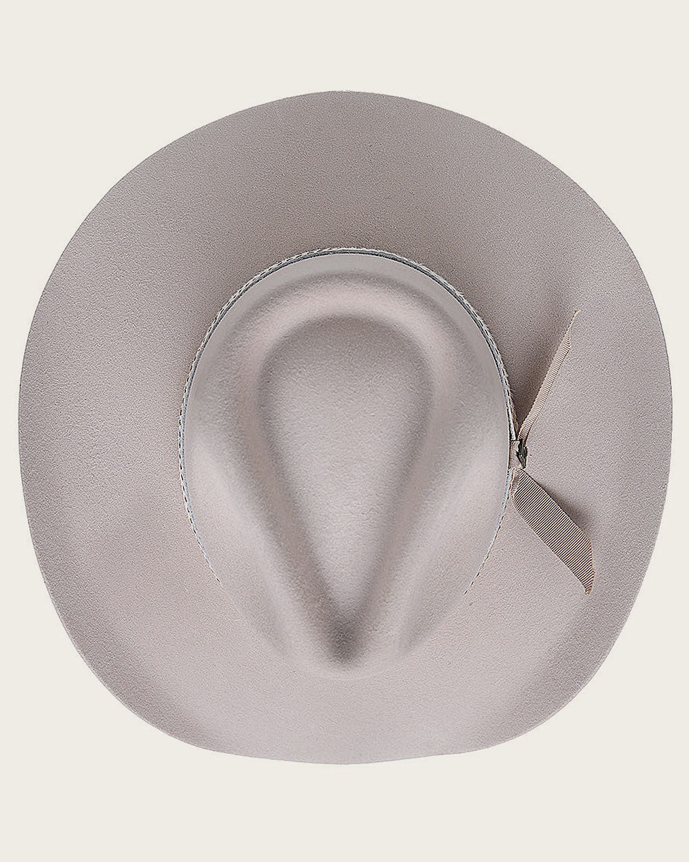 Unisex Wool Hat with Genuine Bovine Leather Band and Satin Lining