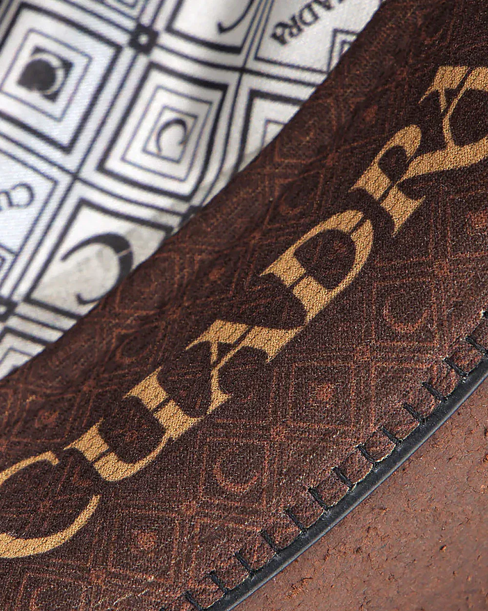 Brown Handcrafted Genuine Bovine Leather Hat with Engraved Band