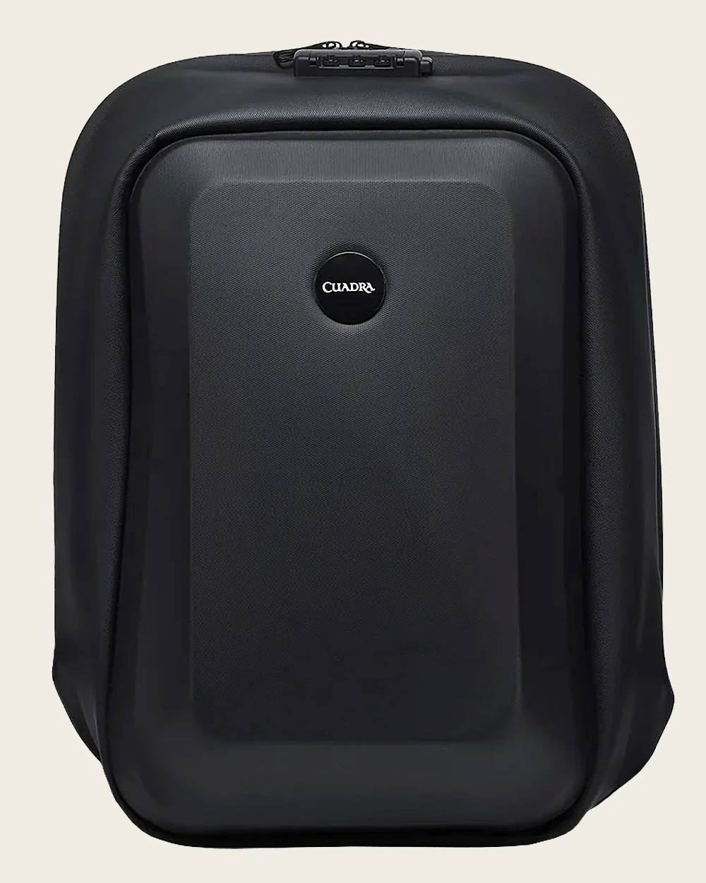 Elegant Black Security Backpack for Hats