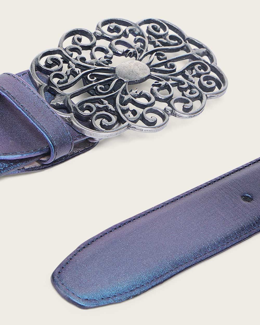 Black and Purple western belt